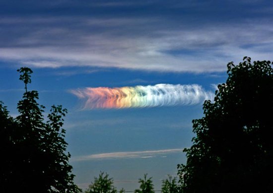 美国摄影师拍下如彩虹般的罕见幻日(图)_科技