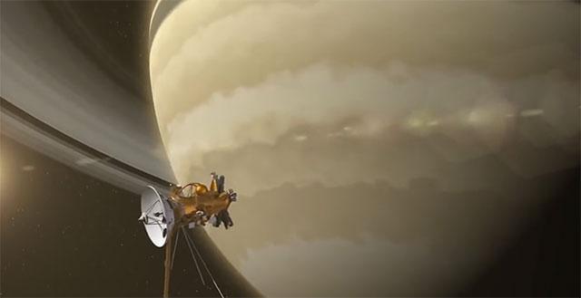 土星风暴:14亿公里外的太空