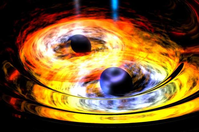 科学家发现超级黑洞合并 可见脉冲“发光”