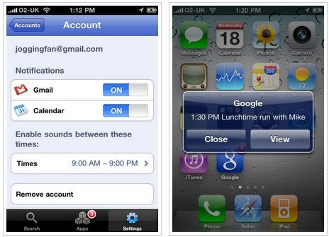 iPhone版Gmail将支持推送通知功能