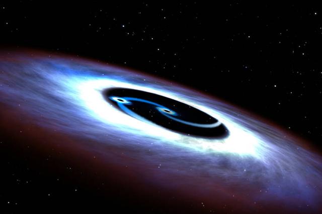 NASA发现由双黑洞驱动的类星体