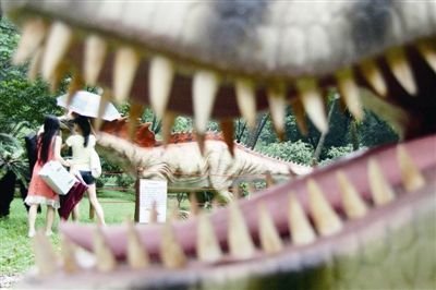 广州市白云山将举行大型仿真恐龙展(图)_科技