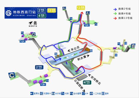SOSO地图新增北京地铁站内3D平面图(图)