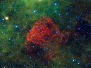 天文学家观测到宇宙最强大爆炸 酷似火红玫瑰