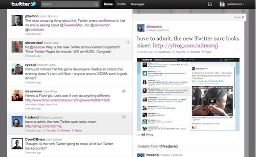 Twitter推新型用户界面 加强多媒体内容