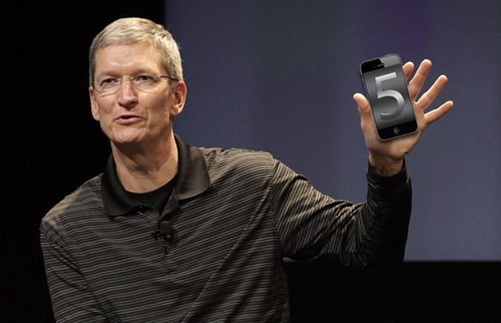 传苹果10月4日发布iPhone 5 新任CEO库克主持