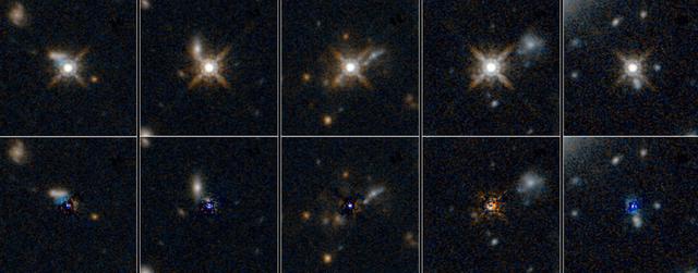 哈勃空间望远镜发现120亿光年外早期类星体