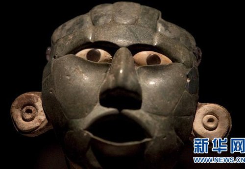 瑪雅墓穴神秘首領面具