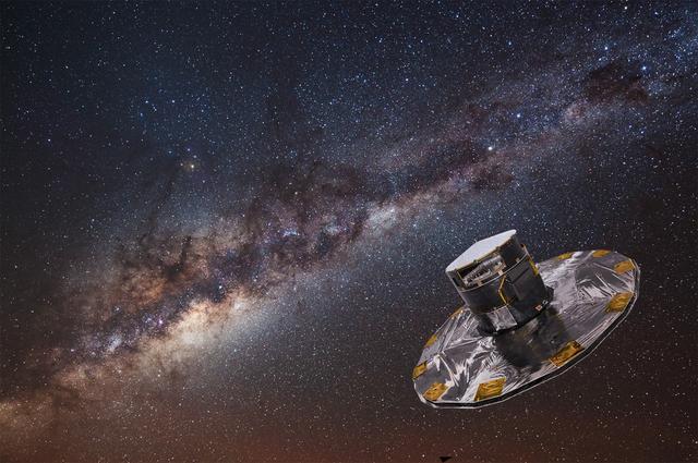 欧空局公布包含10亿颗恒星的三维星图