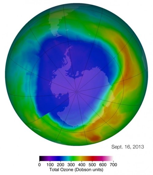 南极臭氧空洞2400万平方公里：相当整个北美