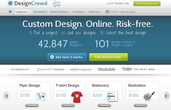 创意项目众包平台DesignCrowd融资300万美元