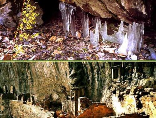 山西现大规模反季节冰洞群 万年冰洞寒气逼人