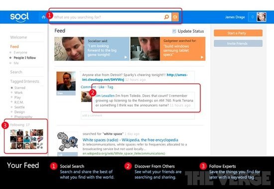 ,Microsoft,Facebook,社交网络,[新奇推荐]微软So.cl：基于兴趣的学生社交网