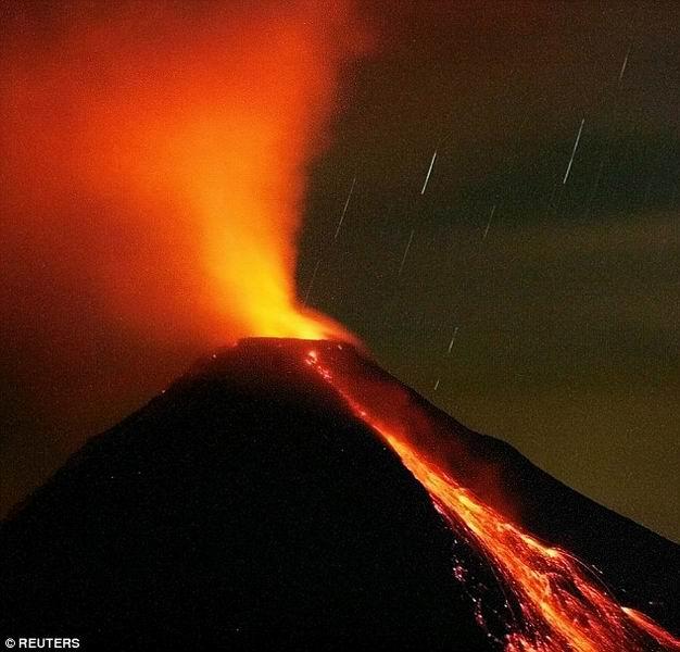 黄石火山喷发