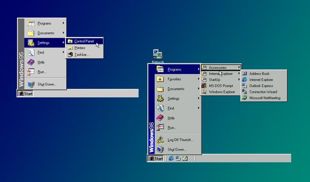 Windows“开始”菜单的发展历史
