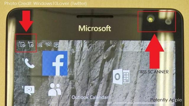 微软Lumia新旗舰机支持虹膜扫描解锁