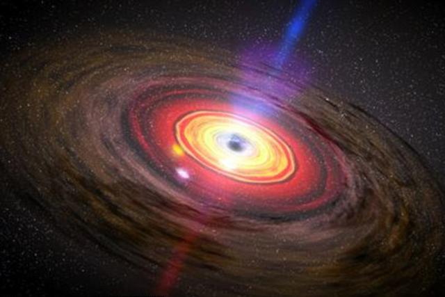 天文学家发现一颗3.5亿倍太阳质量超级黑洞