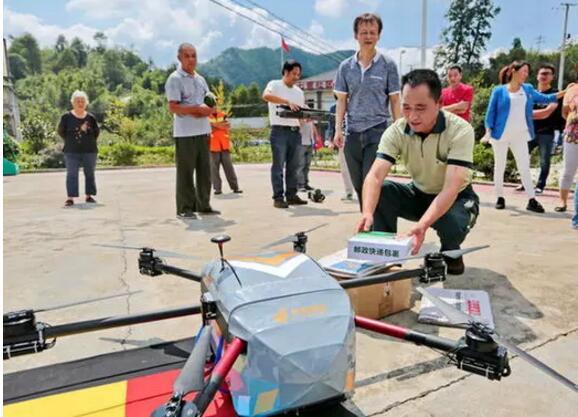 继顺丰、京东后，中国邮政也开始测试无人机投递