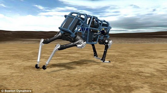 美猎豹机器人时速28.3英里 超越博尔特