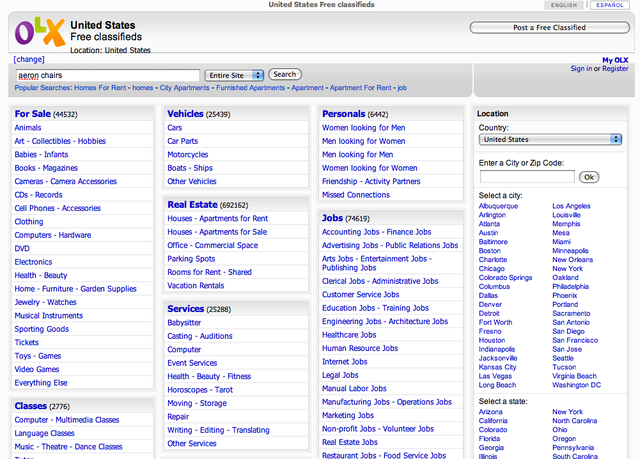 olx:你可能未听说过的最大分类信息网站