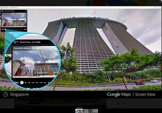 谷歌街景新功能：可穿越时空看过去风景