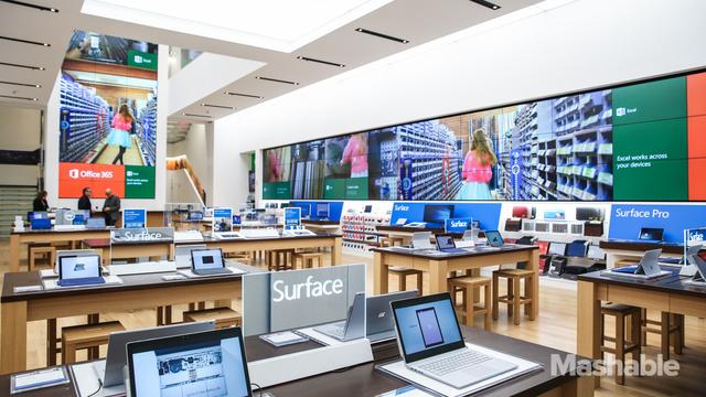 微软在纽约第五大街开旗舰店