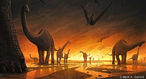 白垩纪恐龙灭绝探秘 或因森林大火葬身火海
