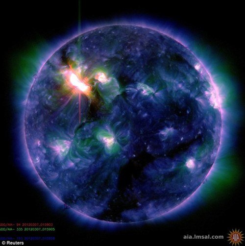 “太阳另一面”：NASA公布太阳风暴精彩照片