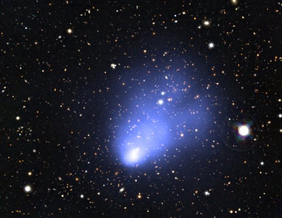 迄今最“胖”大质量星系团现身印证暗物质