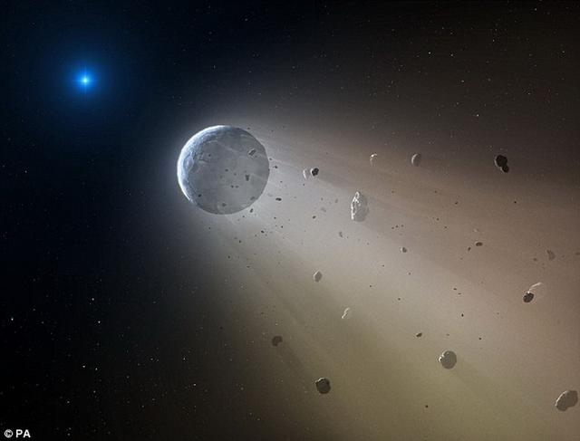 天文学家发现白矮星吞噬小行星的现象