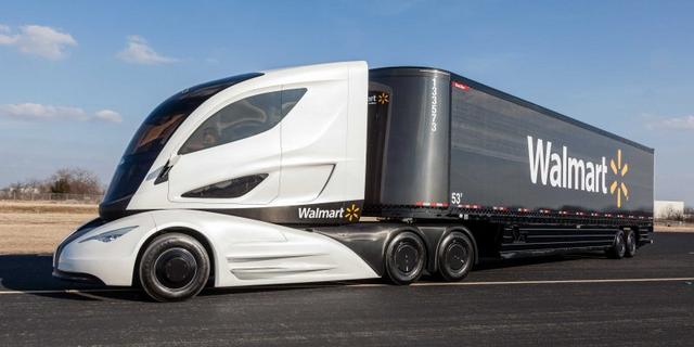 沃尔玛大胆尝试：未来运货卡车应该是这样！