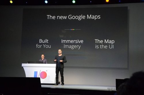 Google redraw the Android version of the map application iPad version this summer launched