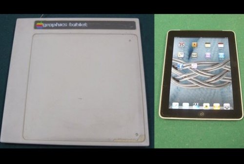 苹果夺面双雄：1979年图形输入板与iPad比较