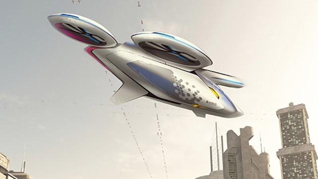 科幻片中的场景可能不远了，空中客车公司正设计自动驾驶飞行出租车