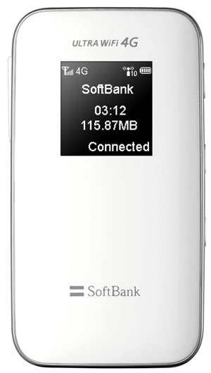 ,平板电脑,中兴携软银发布4G WiFi设备