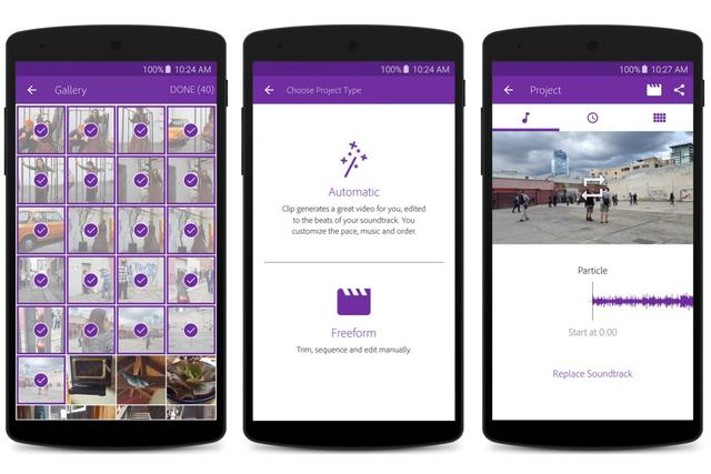 转型迟缓的Adobe终于发布安卓版视频编辑APP