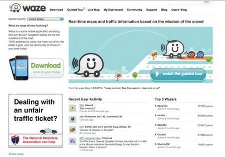交通信息社交服务Waze