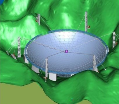 我国将建世上最大射电望远镜 口径可达500米_科技
