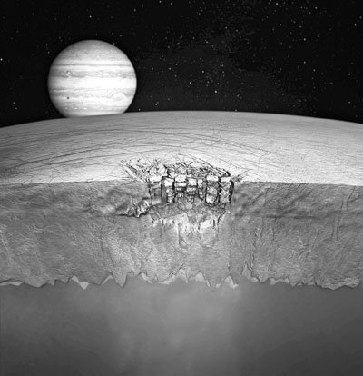 木星卫星冰层下存在大量水 或有生命迹象_科技
