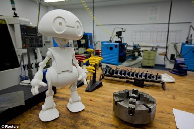 新款3D打印的机器人会行走、唱歌和发微博