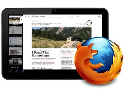 Mozilla展示平板电脑版火狐浏览器界面(组图)