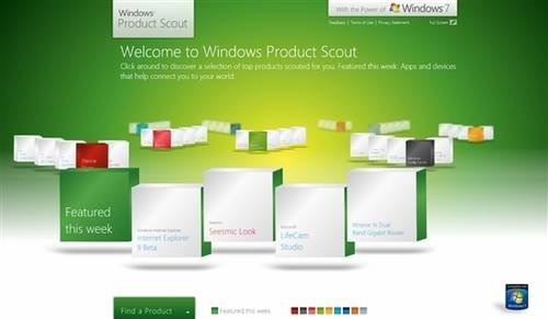 微软推搜索网站:专门搜罗Win7兼容产品(图)