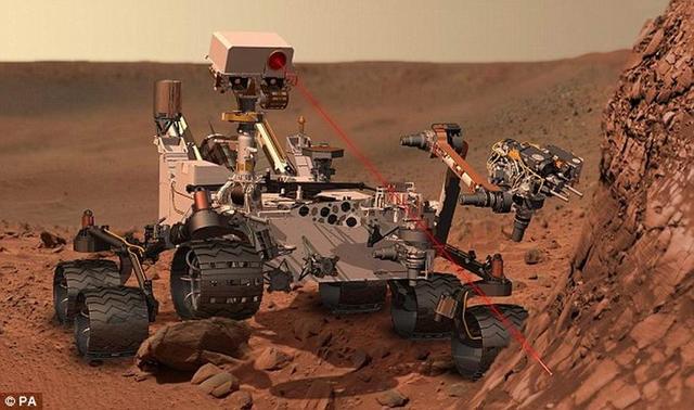 好奇号火星车可自主发射激光进行科学研究