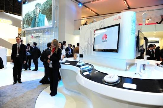 直击华为展台 中国力量展示领袖气质