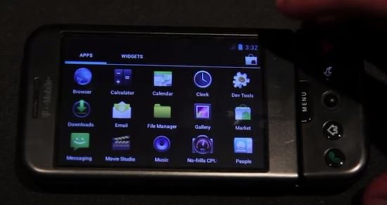 Android 4.0遭破解 可在HTC G1中运行