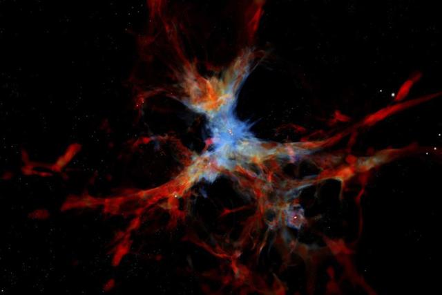 蜘蛛星系盘踞宇宙&ldquo;网&rdquo;吃掉星际气体