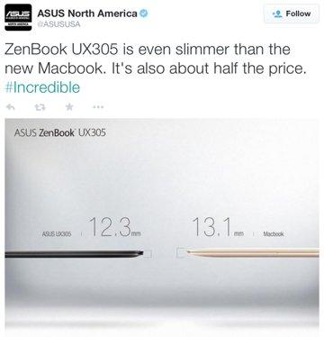 三大PC嘲笑MacBook：联想吐槽苹果落后一年