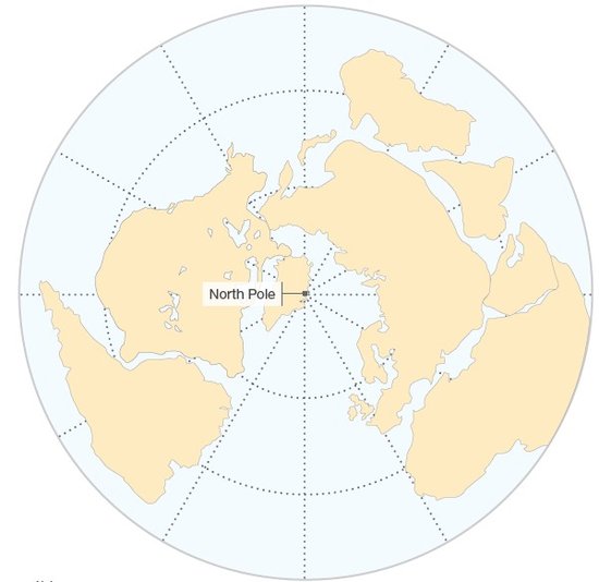 数亿年后北极将出现现超级大陆