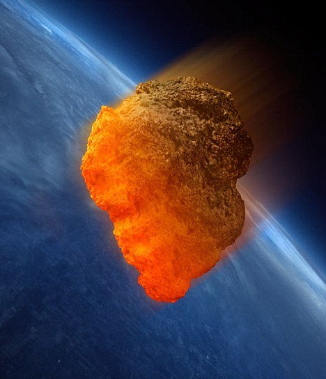 火星陨石坠落地球(效果图)