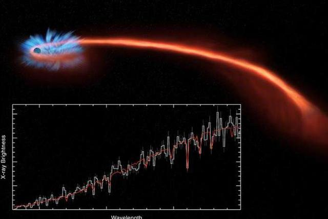 科学家发现黑洞强大潮汐力将一颗恒星撕裂